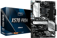 Купить ASRock X570 Pro4 - Motherboard - ATX - Socket AM4 - AMD X570 - USB-C Gen2, USB 3,2 Gen 1, USB 3,2 Gen 2 - Gigabit LAN - Onboard-Grafik (CPU erforderlich) - HD Audio (8-Kanal) (90-MXBAT0-A0UAYZ) в магазине wardena.ru