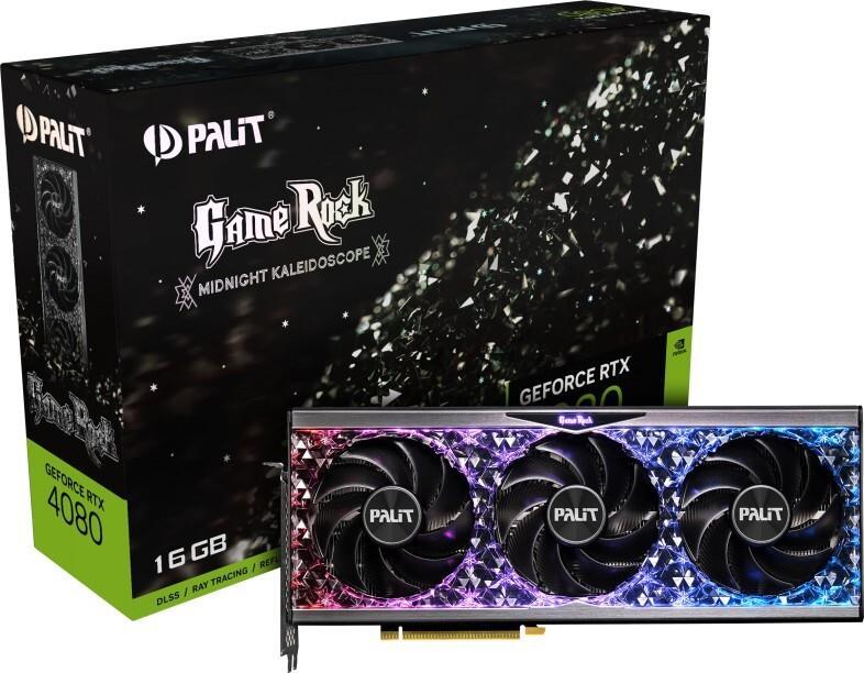 Купить Palit GeForce RTX 4080 GameRock - Grafikkarten - GeForce RTX 4080 - 16GB GDDR6X - PCIe 4,0 - HDMI, 3 x DisplayPort (NED4080019T2-1030G) в магазине wardena.ru