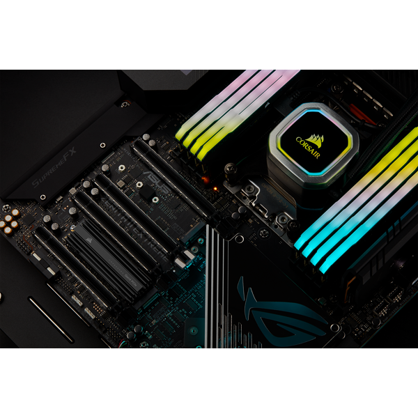 Купить CORSAIR MP600 PRO - SSD - 2TB - intern - M.2 2280 - PCI Express 4,0 x4 (NVMe) - 256-Bit-AES - integrierter Kühlkörper (CSSD-F2000GBMP600PRO) в магазине wardena.ru