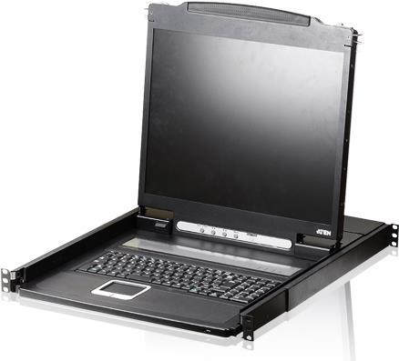 Купить Aten CL1000N 1U Schwarz Tastatur/Video/Maus (KVM)-Switch (CL1000N-ATA-2XK06UG) в магазине wardena.ru