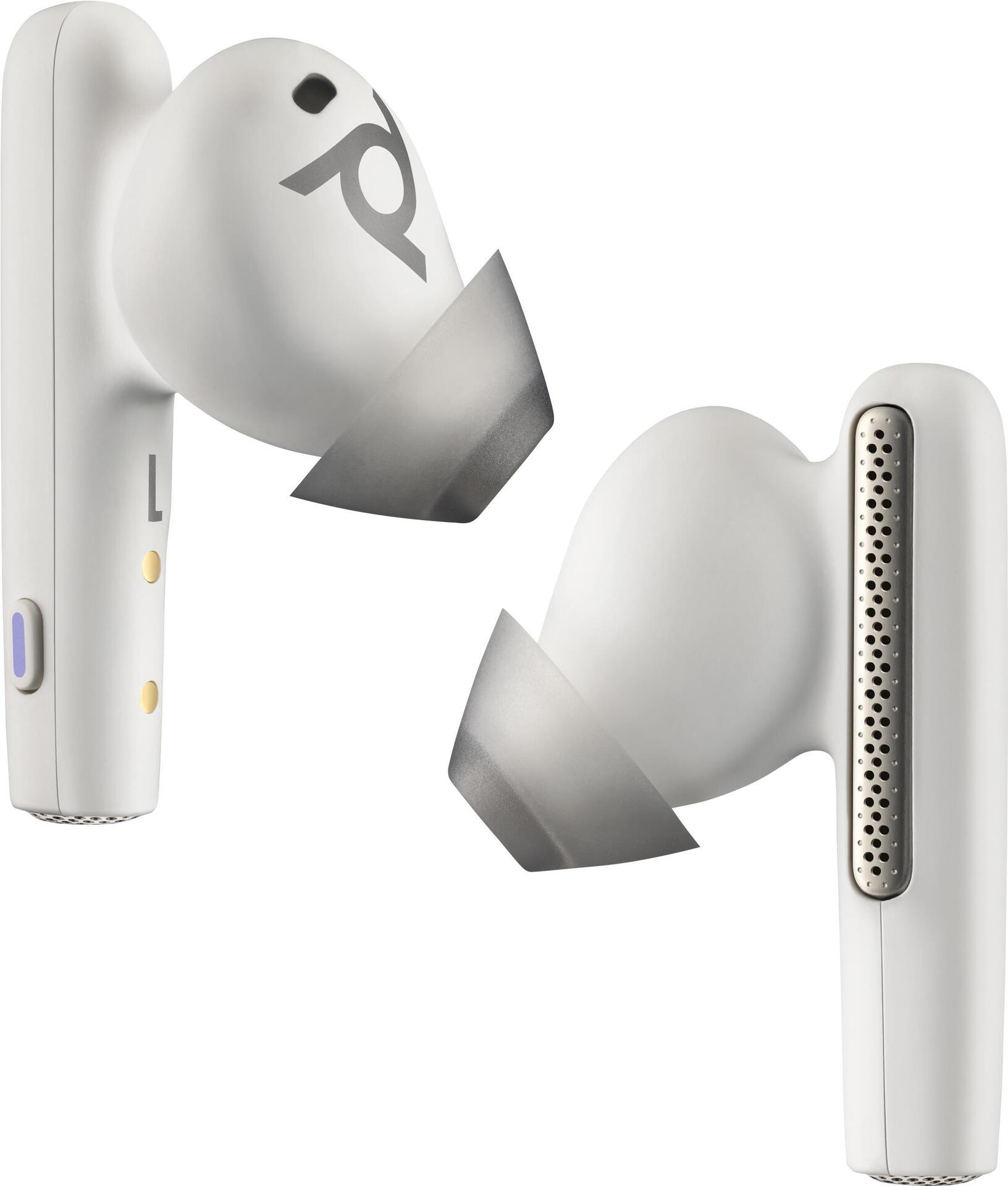 Купить Poly Voyager Free 60 - True Wireless-Kopfhörer mit Mikrofon - im Ohr - Bluetooth - aktive Rauschunterdrückung - Sandweiß - Zertifiziert für Microsoft Teams (220759-01) в магазине wardena.ru