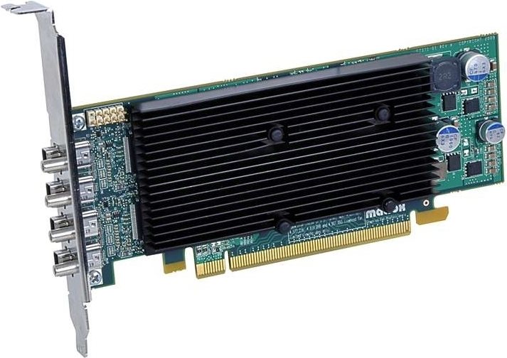 Купить Matrox M9148 - Grafikkarten - M9148 - 1GB - PCIe x16 Low Profile - 4 x Mini DisplayPort (M9148-E1024LAF) в магазине wardena.ru