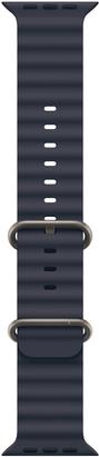 Купить Apple - Armband für Smartwatch - 49mm, natural titanium finish - 130 - 200 mm - marineblau (MXTH3ZM/A) в магазине wardena.ru