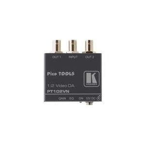 Купить Kramer PicoTOOLS PT-102VN 1:2 Composite Video Distribution Amplifier - Video-Verteiler - 2 x Composite Video / SDI - Desktop (90-102090) в магазине wardena.ru