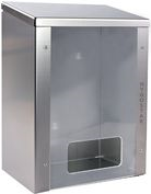 Купить HYGOSTAR Edelstahlspender mit Plexiglasscheibe, silber Multispender für lose Hauben, Schutzärmel & Überschuhe, - 1 Stück (88939) в магазине wardena.ru