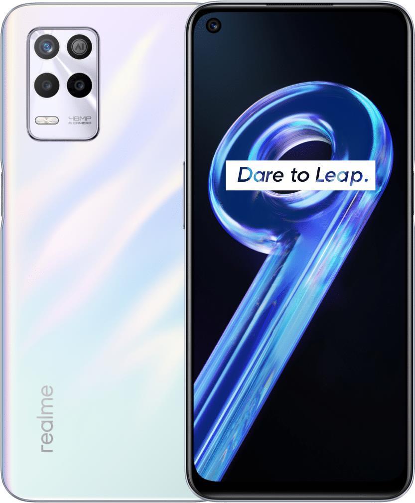 Купить Realme 9 5G - 5G Smartphone - Dual-SIM - RAM 4 GB / Interner Speicher 64 GB - microSD slot - LCD-Anzeige - 6.6" - 2412 x 1080 Pixel (120 Hz) - Triple-Kamera 50 MP, 2 MP, 2 MP - front camera 16 MP - Stargaze White (6941399075535) в магазине wardena.ru