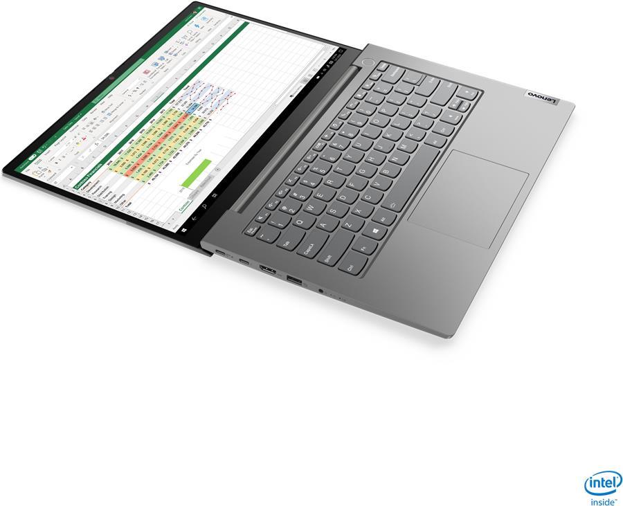 Купить Lenovo ThinkBook 14 G2 ITL 20VD - Core i5 1135G7 / 2.4 GHz - Win 10 Pro 64-Bit - 8 GB RAM - 256 GB SSD NVMe - 35.6 cm (14") IPS 1920 x 1080 (Full HD) - Iris Xe Graphics - Wi-Fi 6, Bluetooth - Mineral Grey - kbd: Deutsch (20VD00M7GE) в магазине wardena.ru