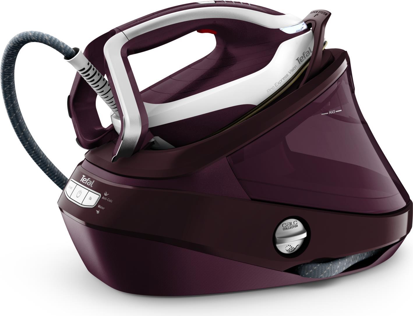 Купить Tefal Pro Express Vision GV9810 - 3000 W - 680 g/min - Durilium AirGlide Autoclean soleplate - 8,3 bar - 1,1 l - 180 g/min (GV9810) в магазине wardena.ru
