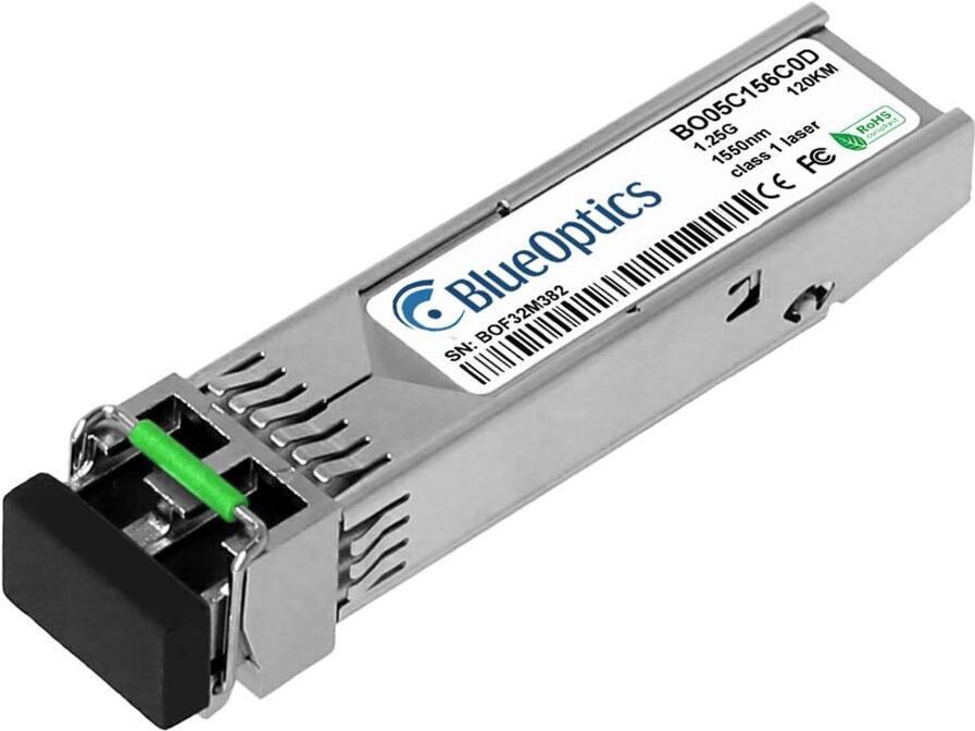 Купить Kompatibler Cisco 10-2354-01 BlueOptics© BO05C156C0D SFP Transceiver, LC-Duplex, 1000BASE-ZX, Singlemode Fiber, 1550nm, 120KM, DDM, 0°C/+70°C (10-2354-01-BO) в магазине wardena.ru