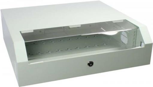 Купить ALLNET 133372 - Wandmontiertes Regal - Grau - Stahl - 48,3 cm (19" ) - 490 mm - 145 mm (ALL-SWV6503GRAU) в магазине wardena.ru