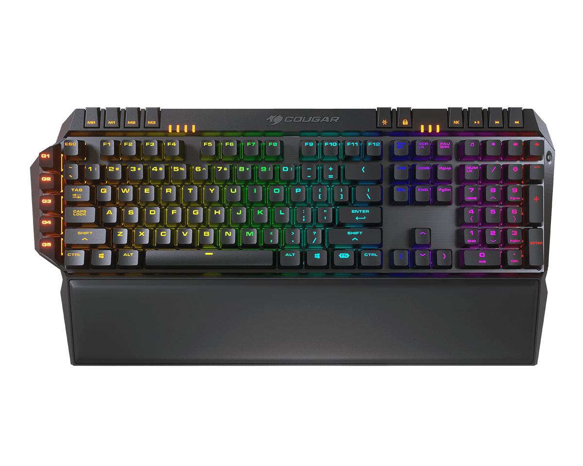 Купить COUGAR Gaming 700K EVO - Volle Größe (100%) - USB - Mechanischer Switch - RGB-LED - Schwarz (CGR-700KEVO 11) в магазине wardena.ru