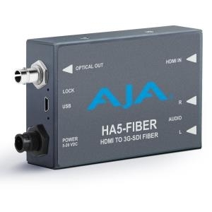 Купить AJA HA5-Fiber - Aktiver Videokonverter - Grau - 1920 x 1080 - - - 480p,525i,576p,625i,720p,1080i,1080p - HDMI - 100 - 240 V (HA5-Fiber) в магазине wardena.ru