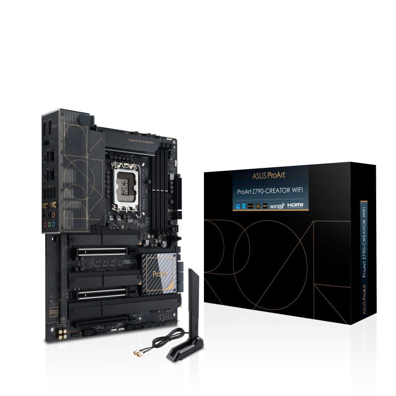 Купить ASUS PROART Z790-CREATOR WIFI - AMD - LGA 1700 - Intel® Celeron® - Intel® Core™ i3 - Intel® Core™ i5 - Intel® Core™ i7 - Intel® Core™ i9,... - LGA 1700 - DDR5-SDRAM - 128 GB (90MB1DV0-M0EAY0) в магазине wardena.ru