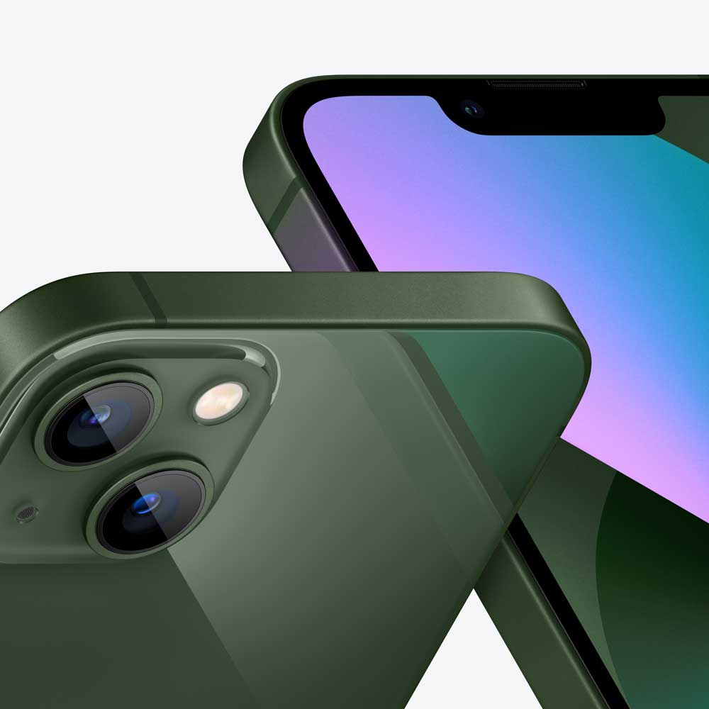 Купить Apple iPhone 13 - 5G Smartphone - Dual-SIM - 128GB - OLED-Display - 6.1" - 2532 x 1170 Pixel - 2 x Rückkamera 12 MP, 12 MP - front camera 12 MP - grün (MNGK3ZD/A) в магазине wardena.ru