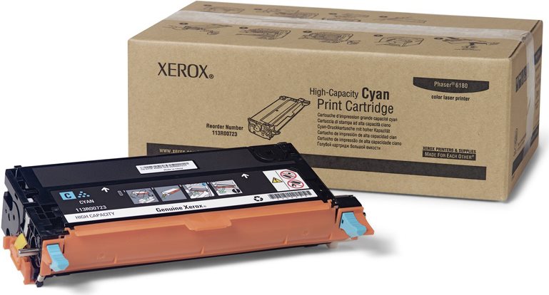 Купить Xerox - Tonerpatrone - High Capacity - 1 x Cyan - 6000 Seiten (113R00723) в магазине wardena.ru
