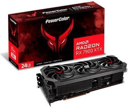 Купить PowerColor Red Devil RX 7900 XTX 24G-E/OC AMD Radeon RX 7900 XTX 24 GB GDDR6 (RX7900XTX 24G-E/OC) в магазине wardena.ru
