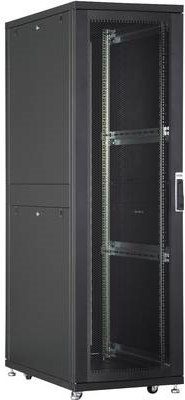 Купить Digitus Unique DN-19 SRV-42U-B-1 - Schrank - Schwarz, RAL 9005 - 42U - 48,3 cm (19") (DN-19 SRV-42U-B-1) в магазине wardena.ru