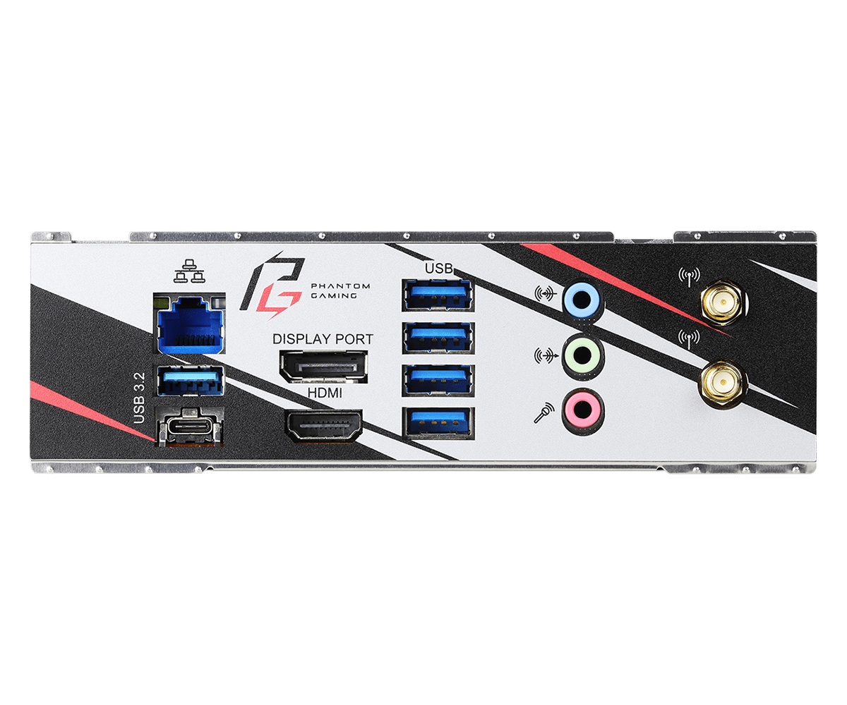 Купить ASRock B550 Phantom Gaming-ITX/ax - Motherboard - Mini-ITX - Socket AM4 - AMD B550 - USB-C Gen2, USB 3.2 Gen 1, USB 3.2 Gen 2 - 2.5 Gigabit LAN, Wi-Fi, Bluetooth - Onboard-Grafik (CPU erforderlich) - HD Audio (8-Kanal) (90-MXBD40-A0UAYZ) в магазине wardena.ru