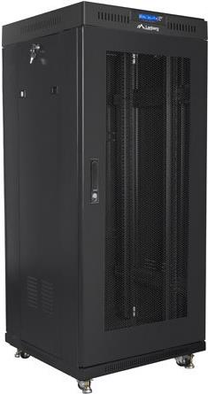 Купить LANBERG Freistehendes Rack, 19-Zoll-Schrank, 27 HE, 600 x 600 Mesh-Tür, LCD-Flat-Pack, Schwarz (FF01-6627-23BL) в магазине wardena.ru