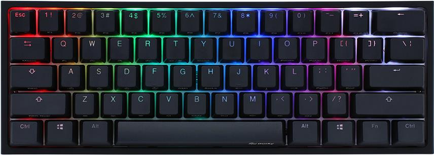 Купить Ducky One 2 Mini RGB Tastatur USB Schweiz Schwarz (DKON2061ST-ASZALAZT1) в магазине wardena.ru