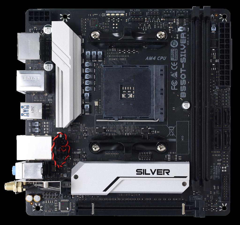 Купить Biostar B550T-SILVER - AMD - Socket AM4 - AMD Ryzen 3 3rd Gen - 3rd Generation AMD Ryzen 5 - 3rd Generation AMD Ryzen 7 - 3rd Generation AMD... - DDR4-SDRAM - 64 GB - DIMM (B550T-SILVER) в магазине wardena.ru