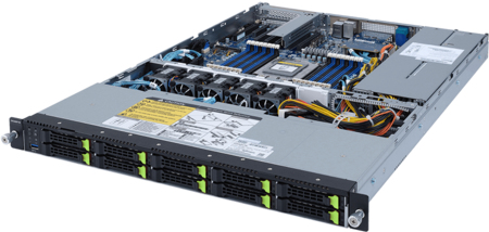 Купить Gigabyte R152-Z33 - Socket SP3 - AMD - AMD - DDR4-SDRAM - 8GB - 16GB - 32GB - 64GB - 128GB - 2933,3200 MHz (6NR152Z33MR-00) в магазине wardena.ru