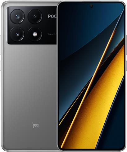 Купить Xiaomi POCO X6 Pro 16,9 cm (6.67") Dual-SIM 5G USB Typ-C 12 GB 512 GB 5000 mAh Grau (MZB0FVEEU) в магазине wardena.ru