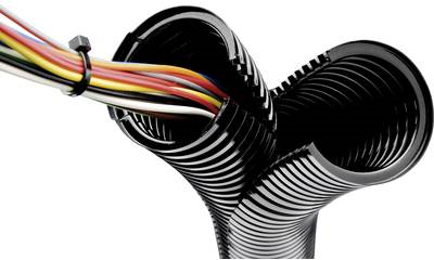 Купить LappKabel SILVYN® SPLIT, teilbarer Kabelschutzschlauch SILVYN® SPLIT 37/31,7x41,9 BK Inhalt: 10 m (61806660) в магазине wardena.ru