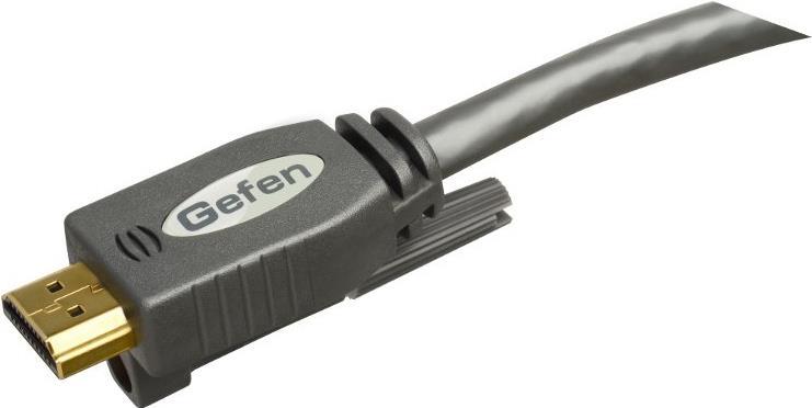 Купить Gefen High Speed HDMI Cable with Ethernet and Mono-LOK - HDMI-Kabel mit Ethernet - HDMI männlich zu HDMI männlich - 4.57 m - abgeschirmt - 4K Unterstützung (CAB-HD-LCK-15MM) в магазине wardena.ru