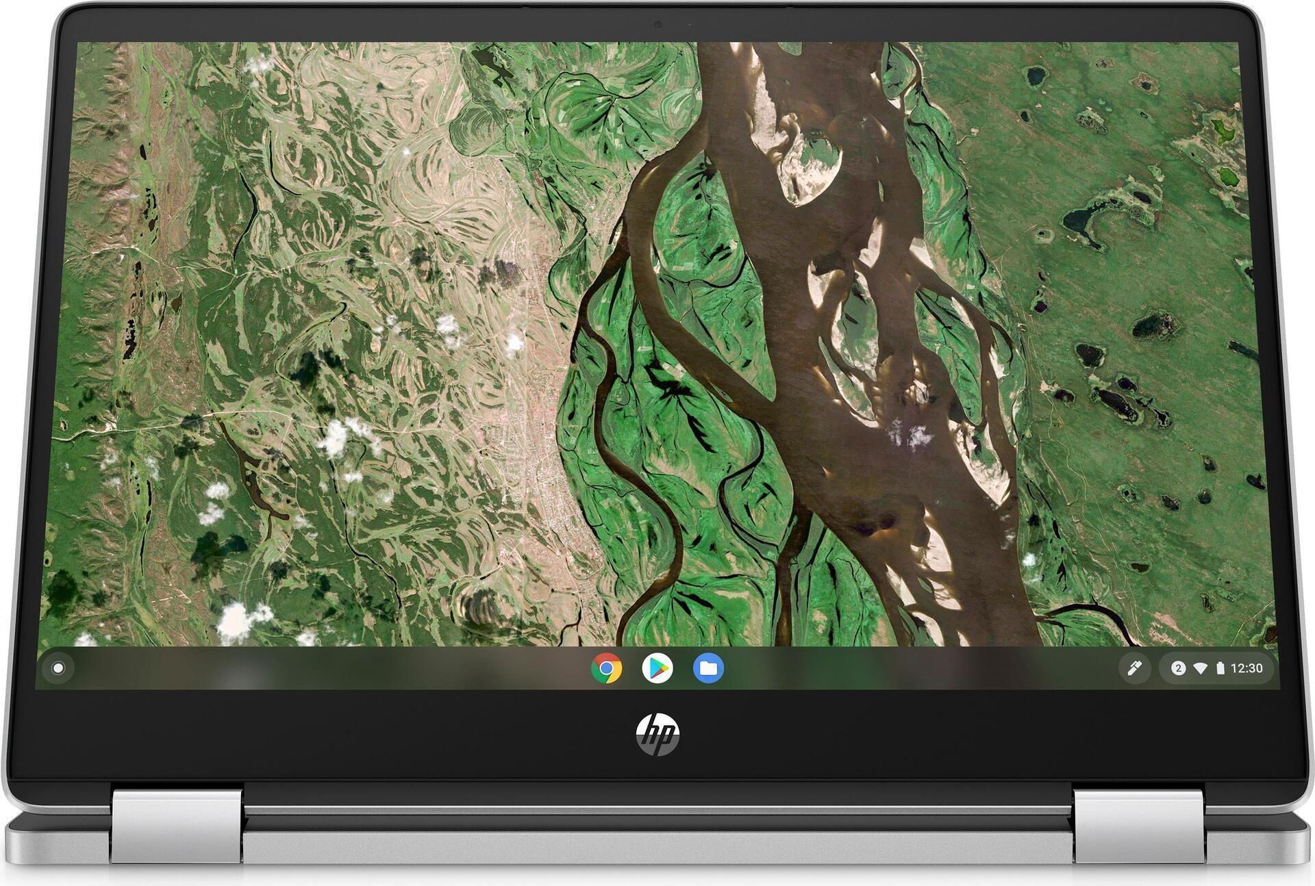 Купить HP Chromebook x360 14b-cb0020ng - Flip-Design - Intel Pentium Silver N6000 / 1.1 GHz - Chrome OS - UHD Graphics - 4 GB RAM - 64 GB eMMC - 35.6 cm (14") IPS Touchscreen 1920 x 1080 (Full HD) - Wi-Fi 5 - Natural Silver (Ab (4C261EA#ABD) в магазине wardena.ru