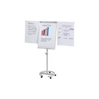 Купить FRANKEN Flipchart ECO mobil Rundf. Metall lichtgr. stuf.hoehenv.180-200cm HxB 105x68cm inkl.Schnellw. 2 Seitenar. Kunstst.Metall (F2400/N) в магазине wardena.ru