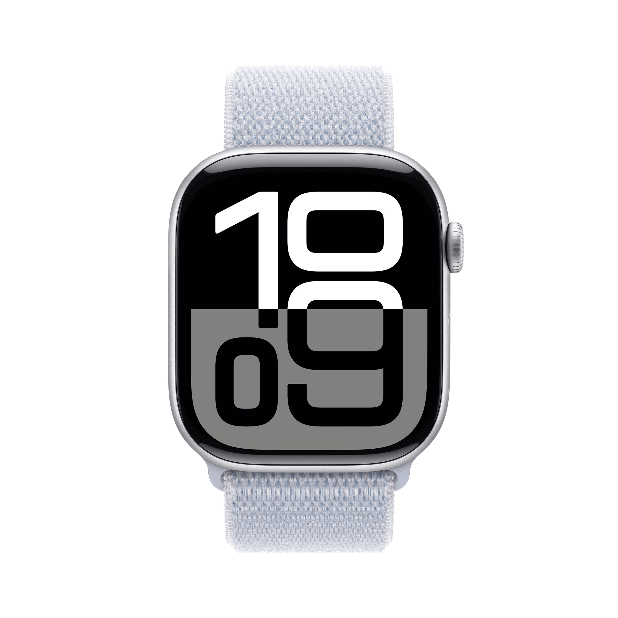 Купить Apple Watch Series 10 GPS 46mm Silver Aluminium Case mit Blue Cloud Sport Band (MWWN3QF/A) в магазине wardena.ru