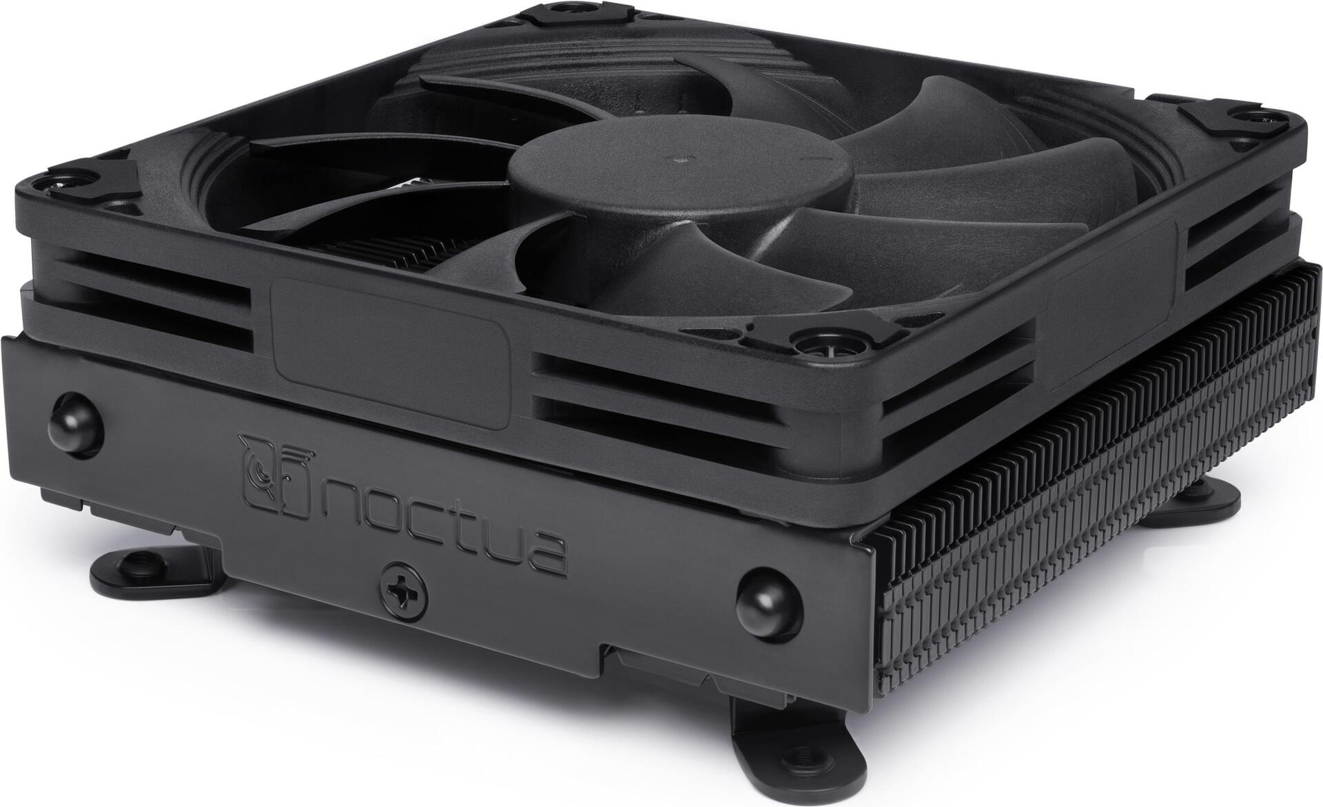 Купить Noctua chromax NH-L9i - Prozessorkühler - (für: LGA1156, LGA1155, LGA1150, LGA1151, AM4) - Kupfer-Bodenplatte und vernickelte Aluminium-Finnen - 92 mm - Schwarz (NH-L9i CH.BK) в магазине wardena.ru