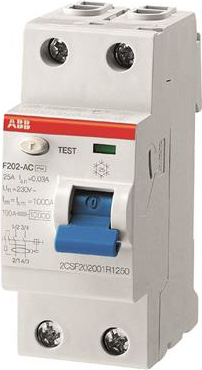 Купить ABB FI-Schutzschalter 25A F202A-25/0,3 pro M compact 2pol. 300mA F202A-25/0,3 (2CSF202101R3250) в магазине wardena.ru