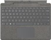 Купить Microsoft Surface Pro Signature Keyboard - Tastatur - mit Touchpad, Beschleunigungsmesser, Surface Slim Pen 2 Ablage- und Ladeschale - QWERTZ - Deutsch - Platin - mit Slim Pen 2 - für Surface Pro 8, Pro X (8X6-00065) в магазине wardena.ru