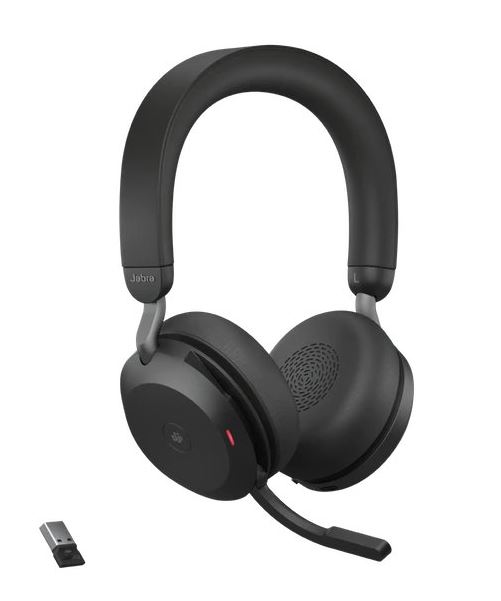 Купить GN Jabra Jabra Evolve2 75 - Headset - On-Ear - Bluetooth - kabellos, kabelgebunden - aktive Rauschunterdrückung - USB-C - Geräuschisolierung - Schwarz - optimiert für UC (27599-989-899) в магазине wardena.ru