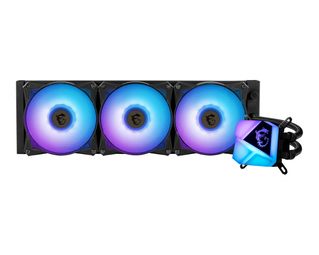 Купить MSI MPG CORE LIQUID C360 - Prozessor-Flüssigkeitskühlsystem - Kühlergröße: 360 mm - (für: LGA1156, AM2, AM2+, LGA1366, AM3, LGA1155, AM3+, LGA2011, FM1, FM2, LGA1150, FM2+, LGA2011-3, LGA1151, AM4, LGA2066, LGA1200, LGA1 (306-7ZW2R31-813) в магазине wardena.ru