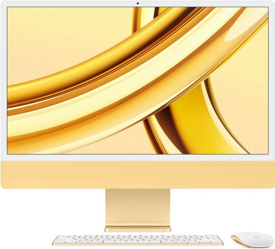 Купить APPLE iMac Z19G 59,62cm 23,5Zoll Apple M3 8C CPU/10C GPU/16C N.E. 16GB 512GB SSD Gbit Eth. MM MaKey TID DE - Gelb (Z19G-Z19GD/A-ARNG) в магазине wardena.ru