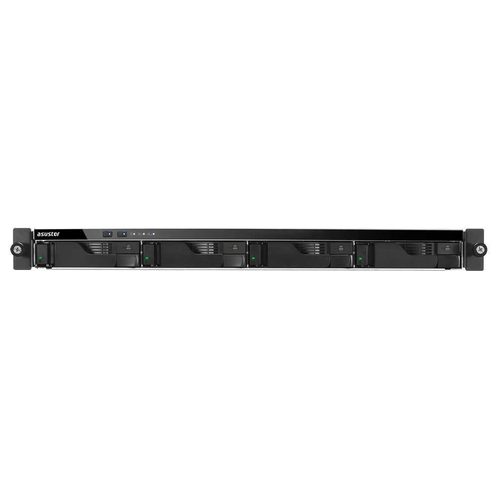 Купить ASUSTOR AS6204RS - NAS-Server - 4 Schächte - SATA 6Gb/s / eSATA 6Gb/s - RAID 0, 1, 5, 6, 10, JBOD - RAM 4 GB - Gigabit Ethernet - iSCSI Support - 1U (90IX0101-BW3S10) в магазине wardena.ru
