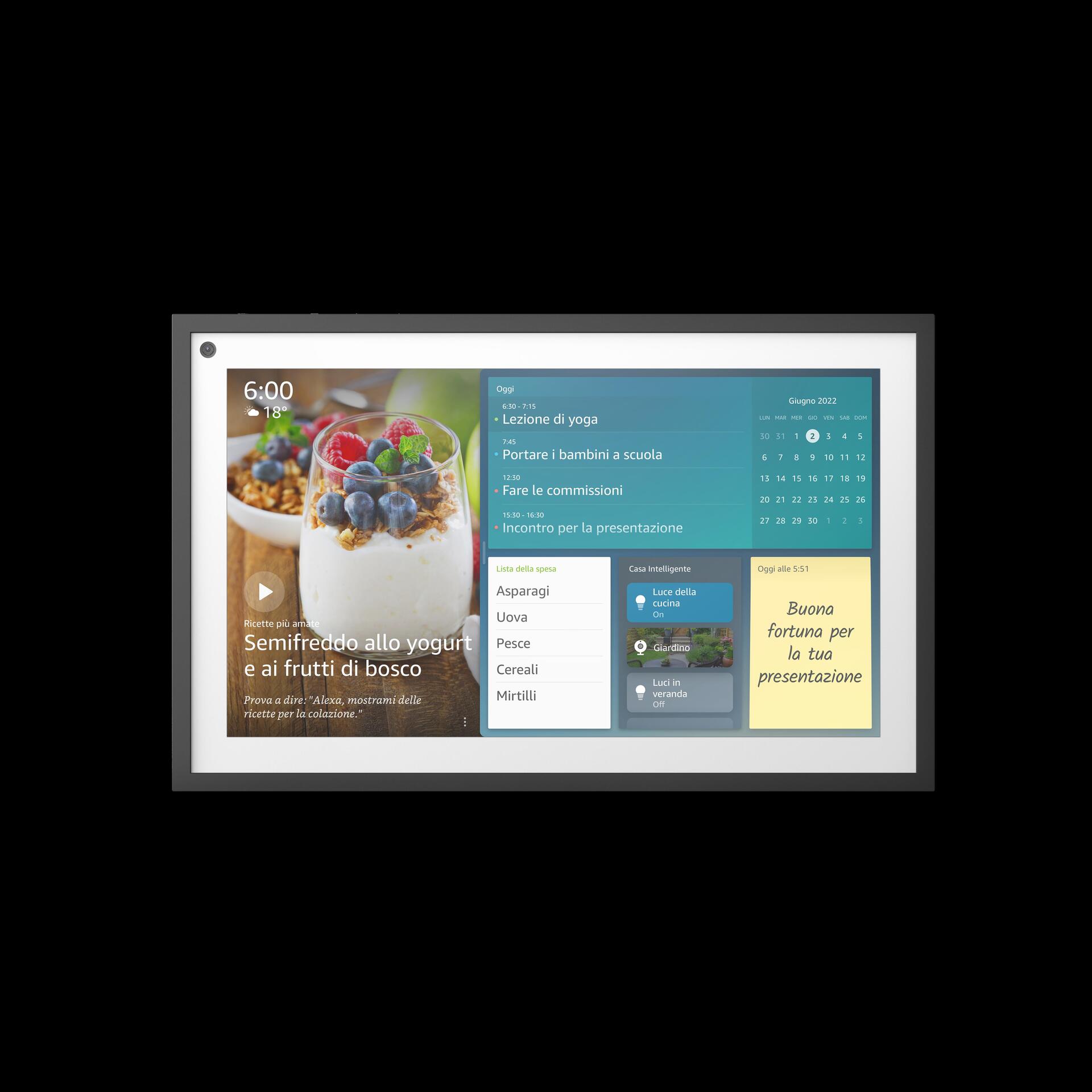 Купить Amazon Echo Show 15 - Smart-Display - LCD 15.6" - kabellos - Bluetooth, Wi-Fi (B08MQKPD4L) в магазине wardena.ru