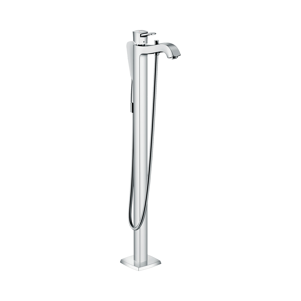 Купить Hansgrohe Metropol Classic Смеситель для ванны однорычажный напольный с рычаговой рукояткой хром-золото 31445090 в магазине wardena.ru