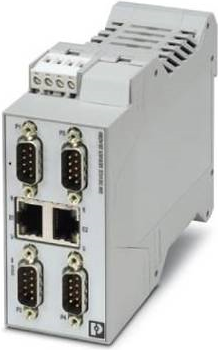 Купить Phoenix Contact GW MODBUS TCP/RTU 2E/4DB9 Schnittstellen-Wandler 30 V/DC (2702767) в магазине wardena.ru