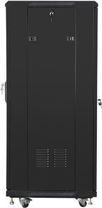 Купить Lanberg free standing rack 19inch cabinet 27U 600x600 glass door LCD flat pack black Freistehendes Gestell (FF01-6627-12B) в магазине wardena.ru