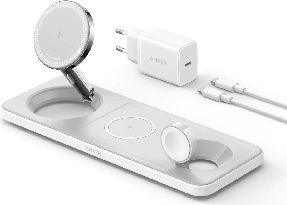 Купить MagGo 15W 3-in-1 horizontale Magnetstation Weiß (B25M1321) в магазине wardena.ru