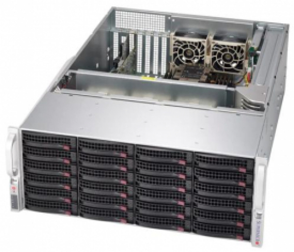 Купить Server Supermicro SSG-640P-E1CR24L Storage • 846BE1C-R1K23B • X12DPI-NT6 • 4U IPMI NVMe в магазине wardena.ru