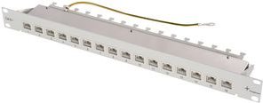 Купить Telegärtner MPP16-HS - Patch Panel - RAL 7035 - 1U - 16 Ports (J02022A0050) в магазине wardena.ru
