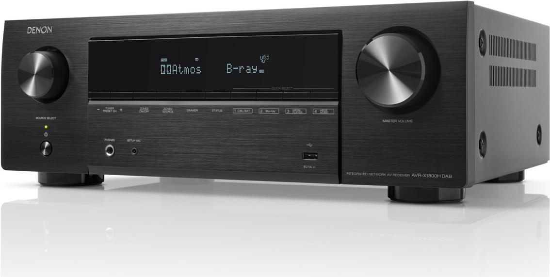 Купить Denon AVR-X1800H - AV-Netzwerk-Receiver - 8K (AVR-X1800HDAB) в магазине wardena.ru