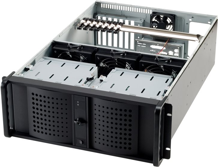 Купить FANTEC TCG-4880X07-1 - Rack - einbaufähig - 4U - Erweitertes ATX - ohne Netzteil (ATX12V / EPS12V) - Schwarz (1921) в магазине wardena.ru
