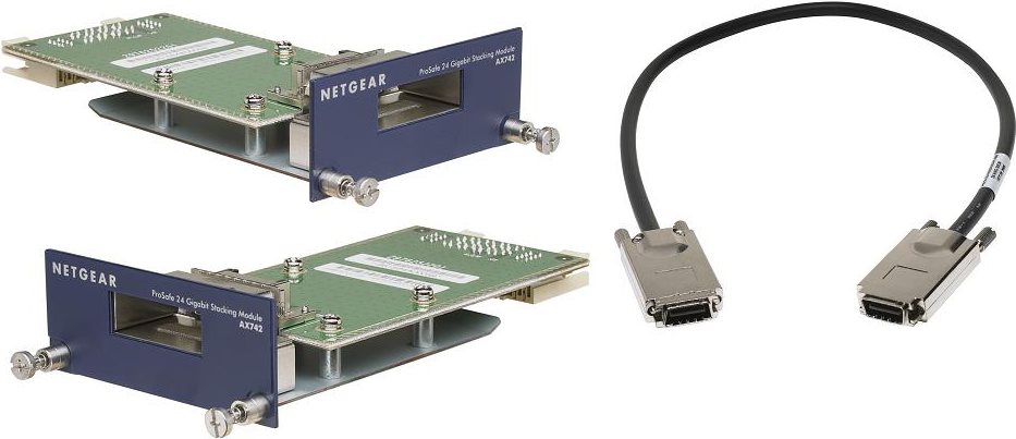 Купить NETGEAR ProSafe 24 Gigabit Stacking Kit AX742 - Erweiterungsmodul (AX742) в магазине wardena.ru