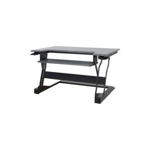 Купить Ergotron WorkFit-T Sit-Stand Desktop Workstation - Aufstellung für LCD-Display/Tastatur/Maus/Notebook - Schwarz - Bildschirmgröße: bis zu 76,2 cm (bis zu 76,20cm (30") ) - Tischmontage (33-397-085) в магазине wardena.ru